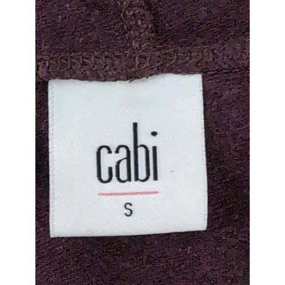 Cabi Hype Hoodie Womens S Burgundy Oversized Stretch Soft Casual Comfy Relax - Picture 9 of 11